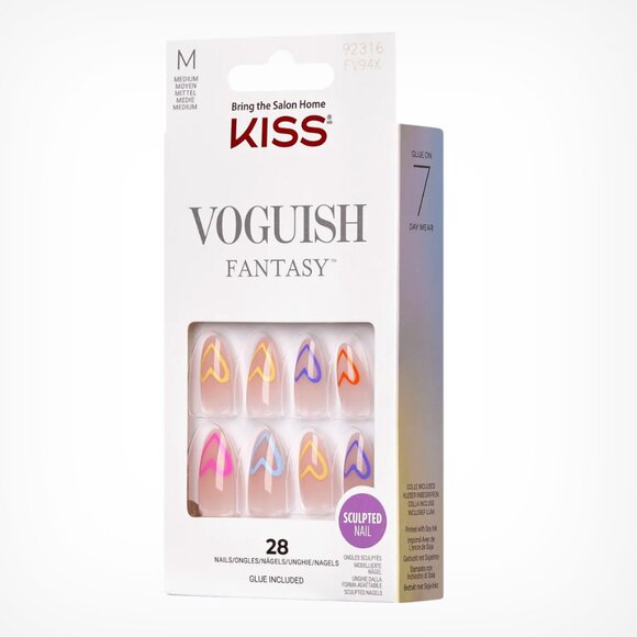 KISS Voguish Fantasy Nails Medium Length - Brunch Date - Picture 4 of 8